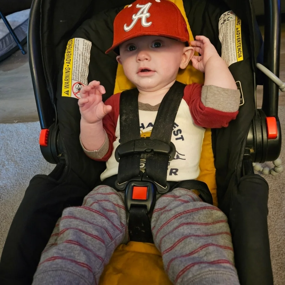 Top Of The World Alabama Crimson Tide Fitted Hat SEC College Sports Fan Infant